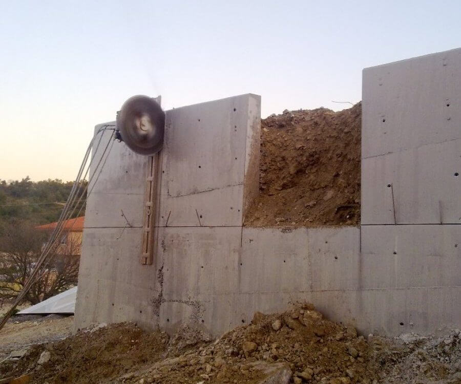 İstinat Duvarı Kesimi
